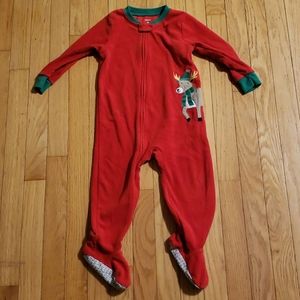 ⚔ Christmas reindeer pjs. Footed sleeper